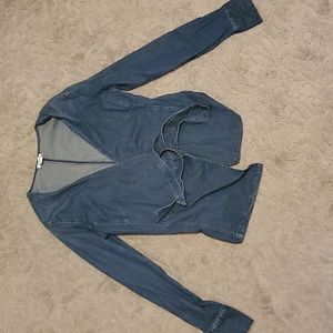 Sundance denim tie shirt